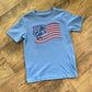 Star Spangled Dino - 4th of July - Embroidered T-Shirt