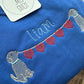 Personalized Embroidered Heart Banner Dogs Valentine Shirt