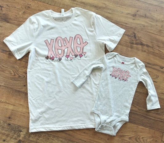 XOXO - Valentine's Day - Screen Printed T-Shirt